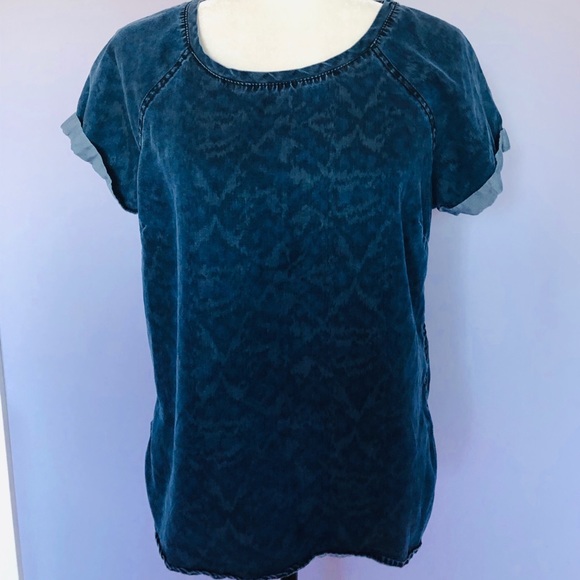 Anthropologie Cloth & Stone denim blouse - Picture 2 of 7